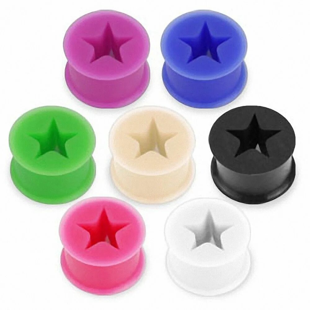 Star plug. Гибкие силиконовые пробки для ванной. звезда plug. набор туннелей со звездой.