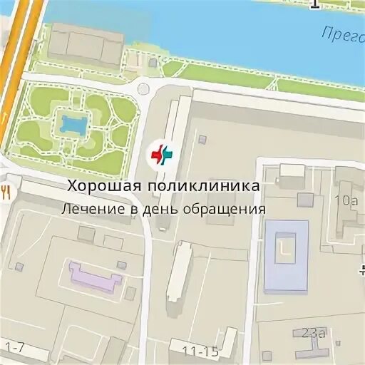 Ленинский проспект на карте калининграда