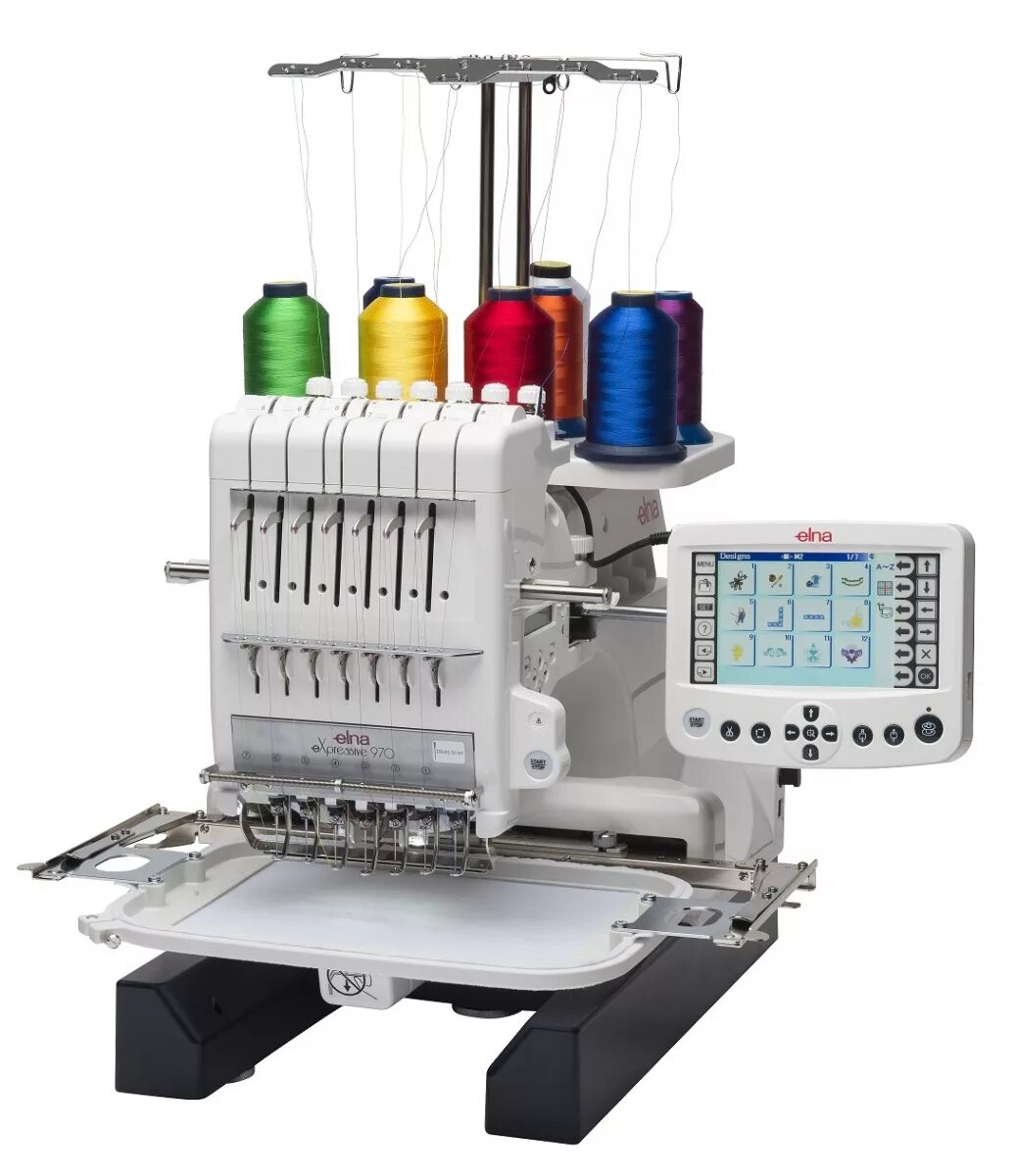 элна 9900 вышивальная машина. настройка вышивальных машин.