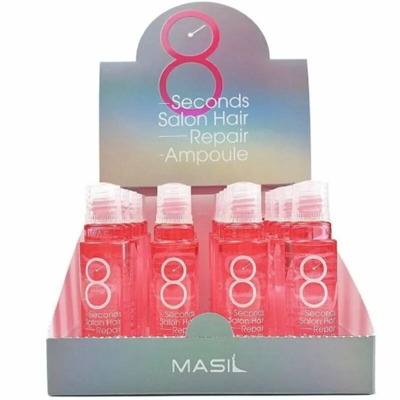 Филлер для волос masil 8 seconds Salon hair Repair Ampoule 15 мл.. Сыворотка для волос masil 8 seconds Salon hair Repair Ampoule. Маска- филлер для волос masil 8 seconds Salon hair Repair Ampoule. Masil 8seconds Salon hair Repair Ampoule 20шт*15мл.