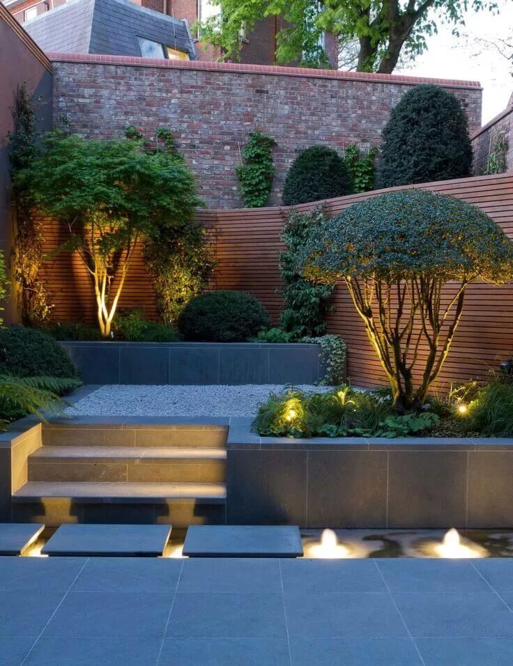Fulham, London - Tom Howard Gardens Garden landscape design, Backyard garden des
