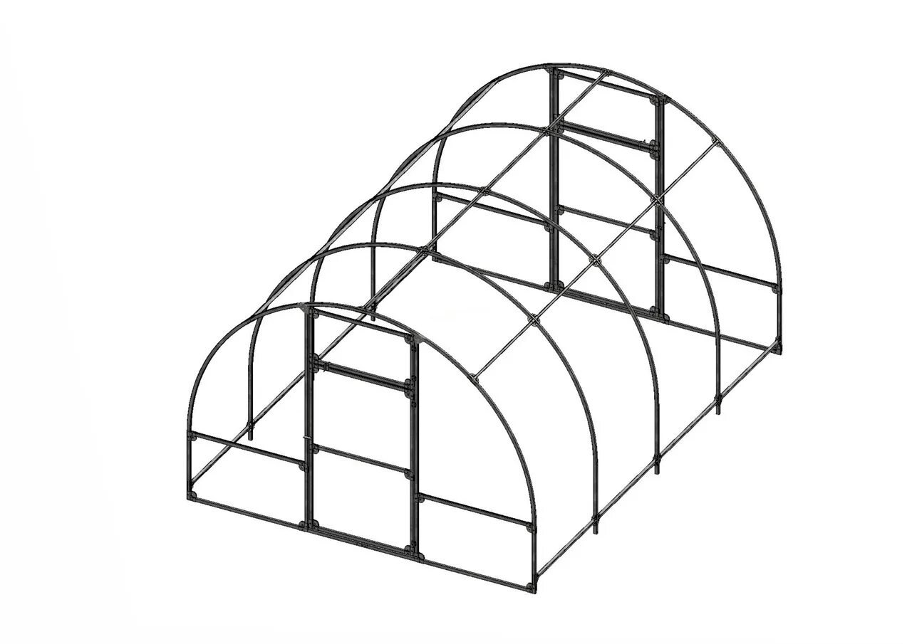 Каркас теплицы 3 3. Каркас парника grinda пластиковый, 300х134х96см. каркас теплицы 6х3м (0,67) оцинк. профиль дуги 40х20мм. каркас теплицы 4*3*2 (0,66м, дуга 20*20, основание 40*20).