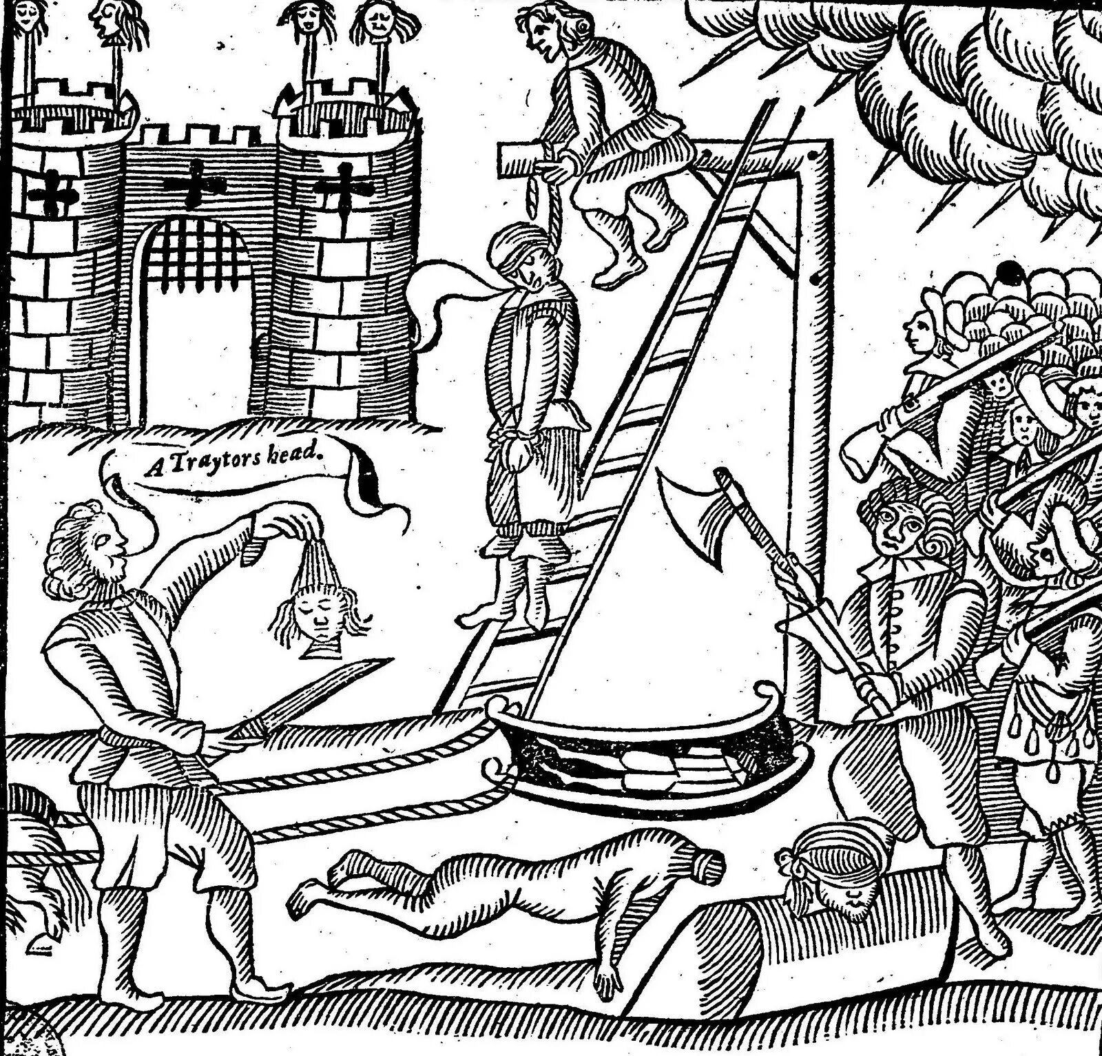 Drawn and quartered