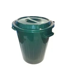 Пластиковые бачок с крышкой