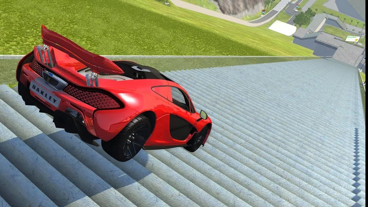 Beamng drive jump arena. Stairs jumps down #4 - beamng.drive.