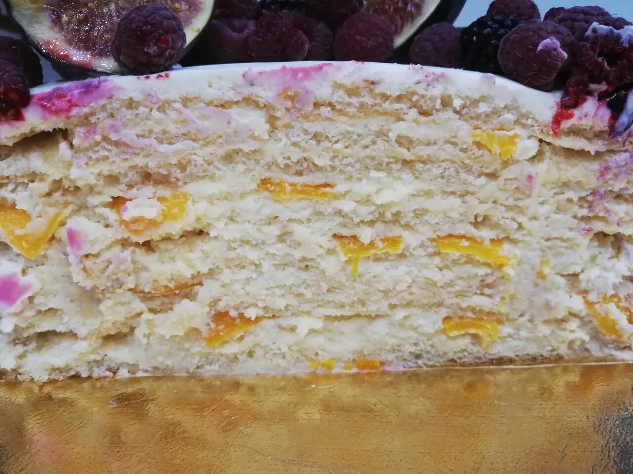 Торт Молочная девочка с персиками, пошаговый рецепт с фото от автора Елена Анато