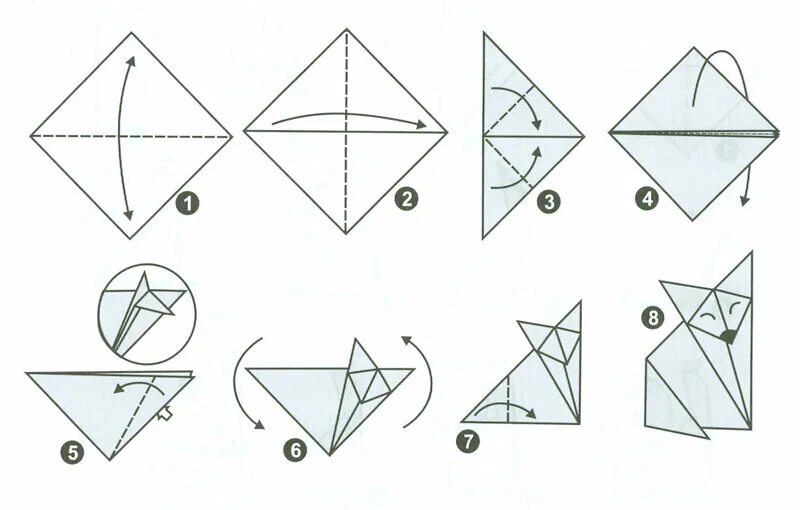 Простой способ оригами. Лисичка оригами из бумаги схемы. Лисичка оригами из бумаги схемы для детей. Оригами схемы для начинающих поэтапно. Оригами из бумаги для начинающих пошагово.