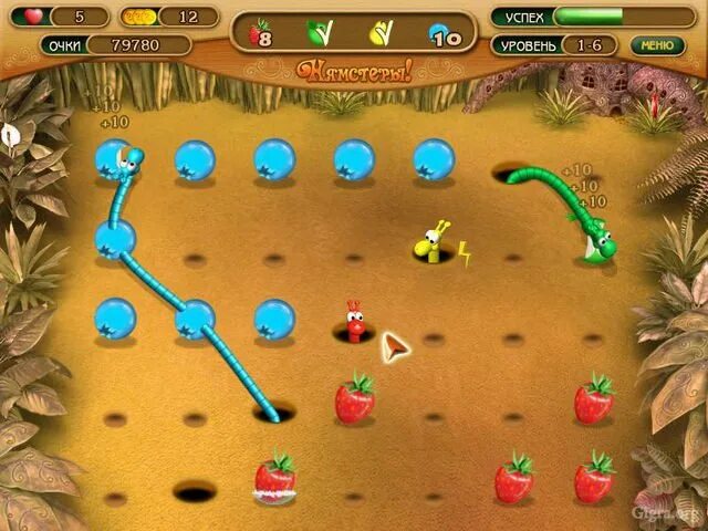 Игра fruit connect 2. Три в ряд против монстров. Игра змейка с фруктами. Фруктовые червячки игра. Червяки против фруктов играть.