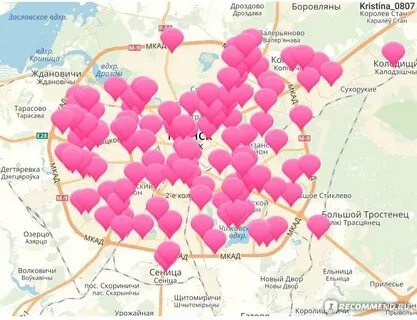 Миле на карте