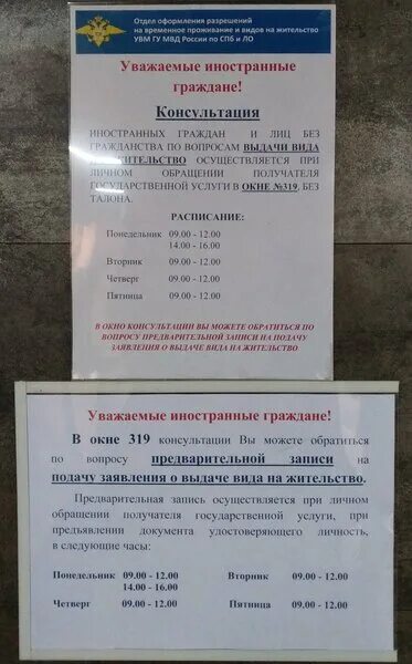 Тосно мфц график. График приема документов на вид на жительство. получение вида на жительство расписание. режим работы на получения вида на жительство. график работы на получение вид на жительство.