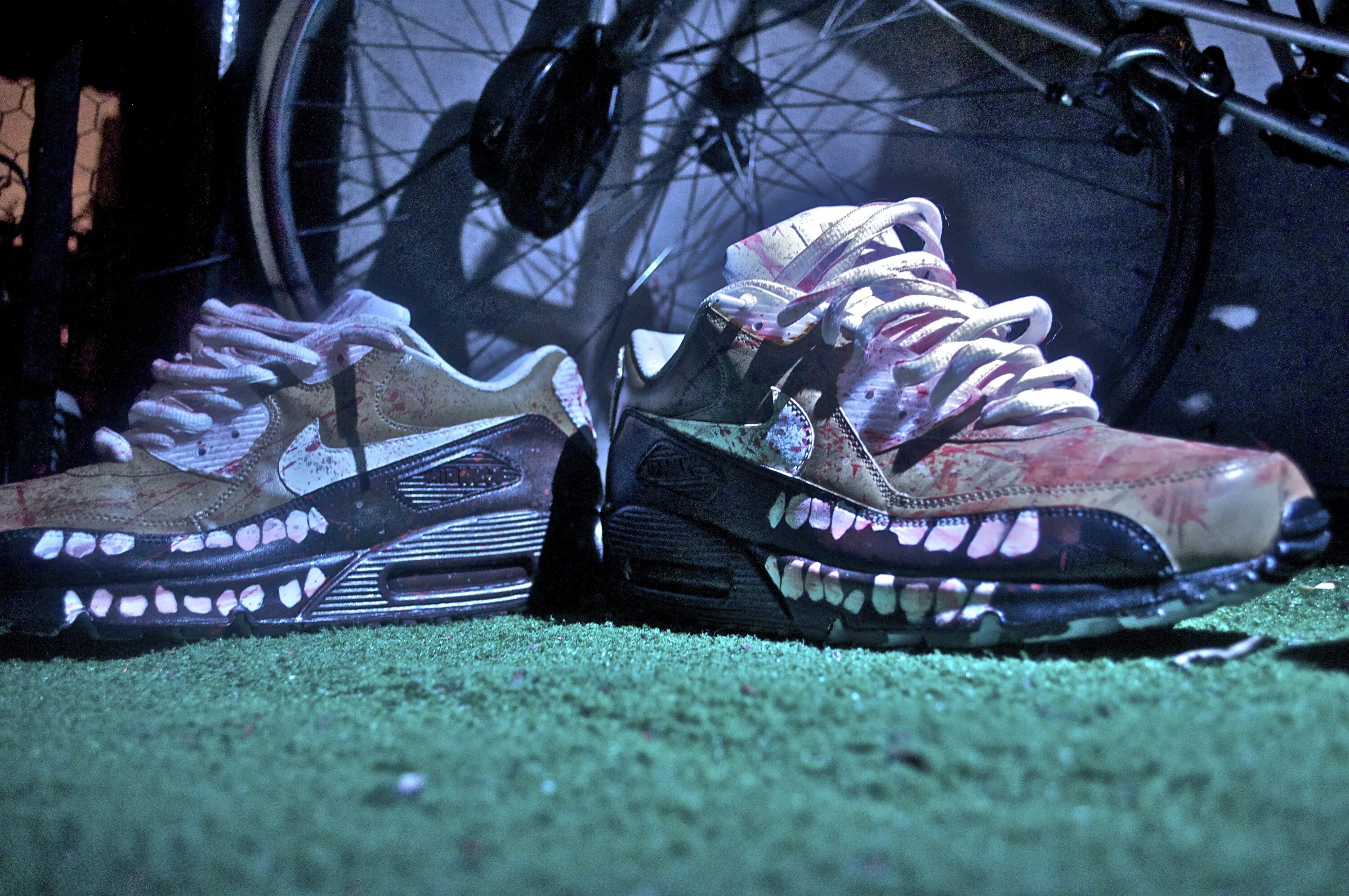 Nike Air Max 90 Custom. Nike Air Max 90 Halloween. Nike Air Max 90 Helloween. Найки Эйр зомби. Найк зомби