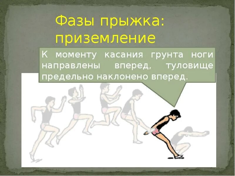 Как называется способ прыжка с разбега. Фазы прыжка в длину. техника прыжка в длину с разбега согнув ноги. фазы выполнения прыжка. способы прыжков в длину с разбега.