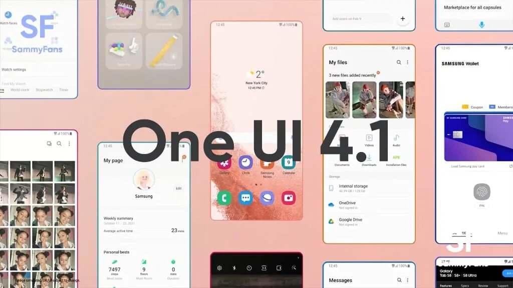 One ui 1. Андроид 12 one ui 4.1. ui 4.1 самсунг. samsung one ui. оболочка one ui.