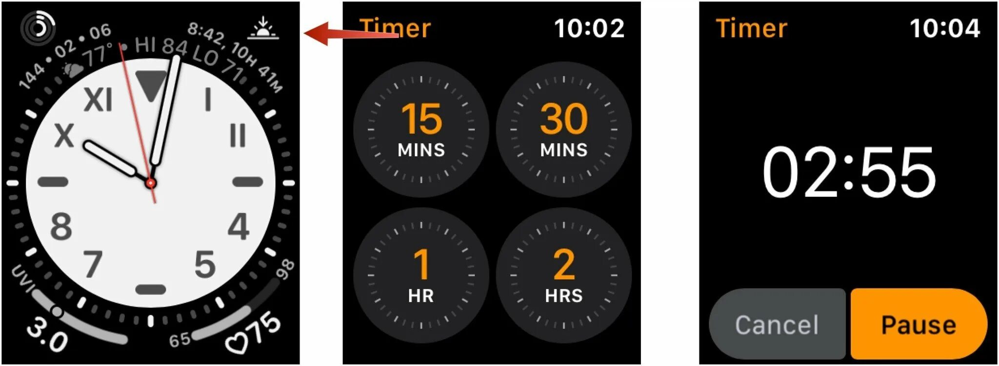 Поставь таймер на 10 на 2. Таймер Apple watch. Установить таймер. Таймер на Apple watch se. Таймер на эпл вотч 8.
