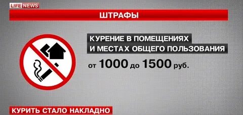Штраф родителям за курение