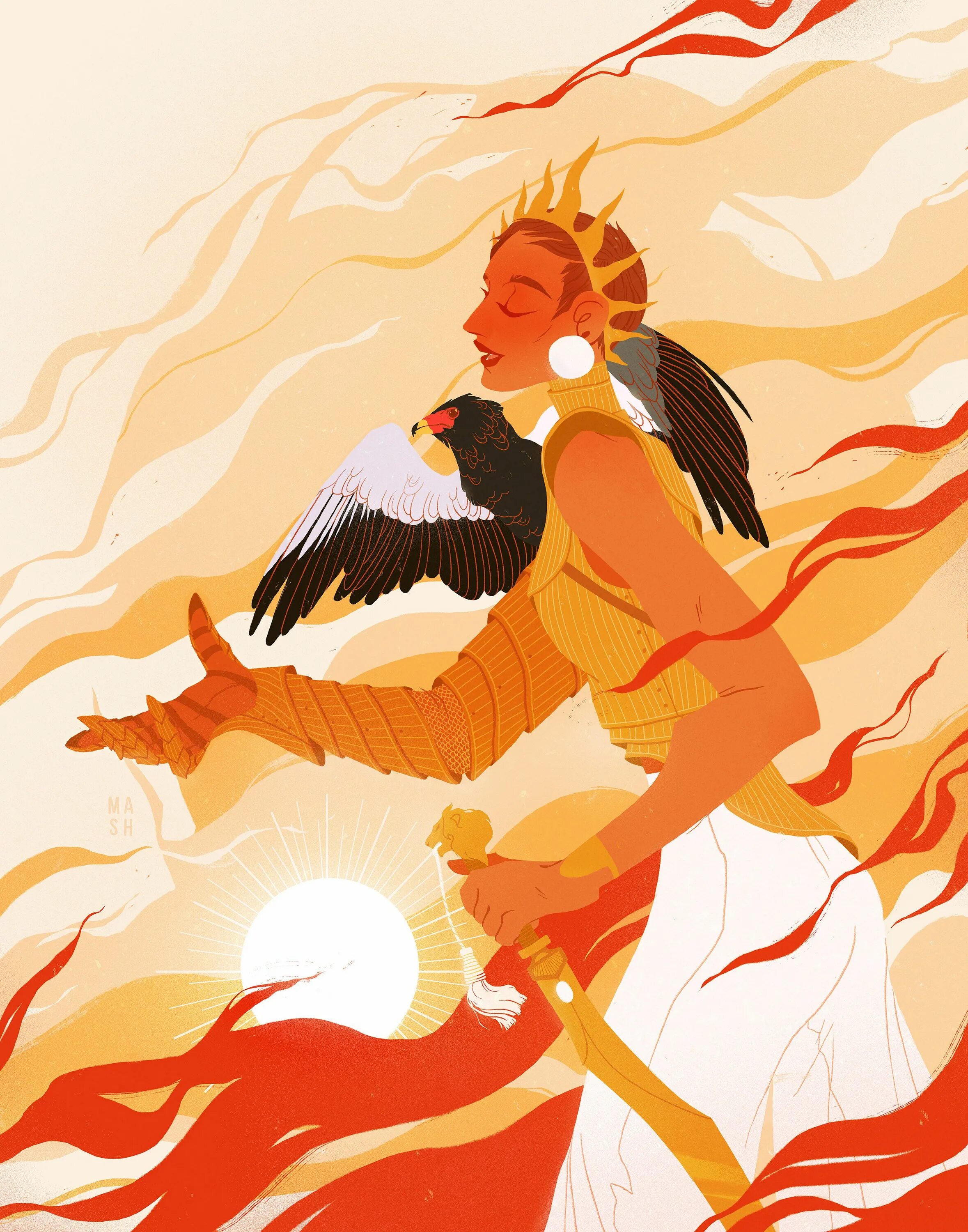 Touching art. Samantha mash иллюстратор. digital иллюстрации солнечный. sun art illustration. мэш фон иллюстратор.