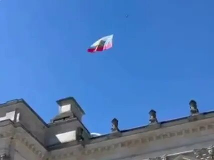 Дрон над рейхстагом видео