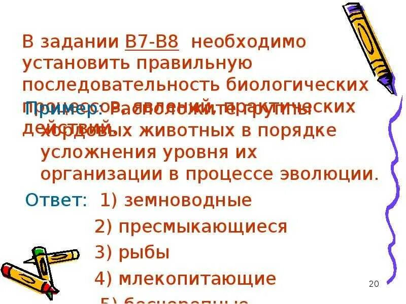 Установите последовательность биологических явлений. Правильная последовательность биологических процессов. Установи правильную последовательность биологических процессов. Животные в порядке усложнения их организации. Классы хордовых животных в порядке усложнения их организации..