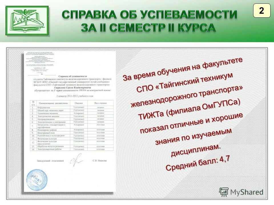 Студент 3 курса группы