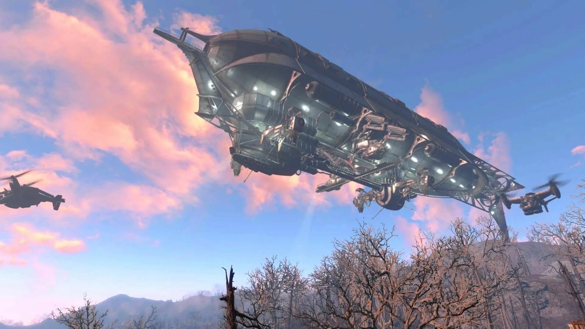 Фоллаут 4 полет свиньи. Винтокрыл fallout. Даймонд сити fallout 4 на карте. Фоллаут 4 полет свиньи. Фоллаут 4 дирижабль братства стали.