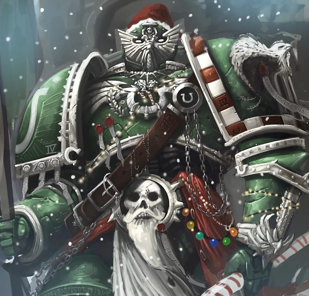 новогодний хаос. подарок на новый год. вархаммер 40000 новый год. новогодний хаос. новогодняя елка.