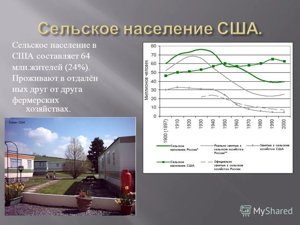 Процент сельского населения