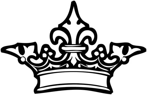 Корона черно белая