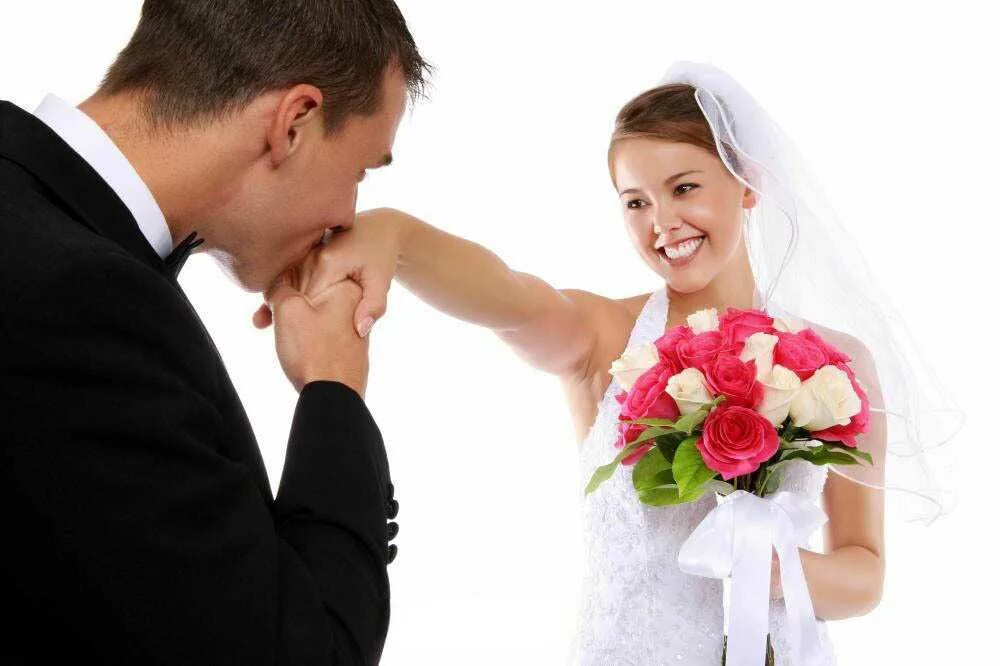 Женщина хотят выйти замуж. Молодожены. Счастливая невеста. Жених и невеста. Свадебные пары.