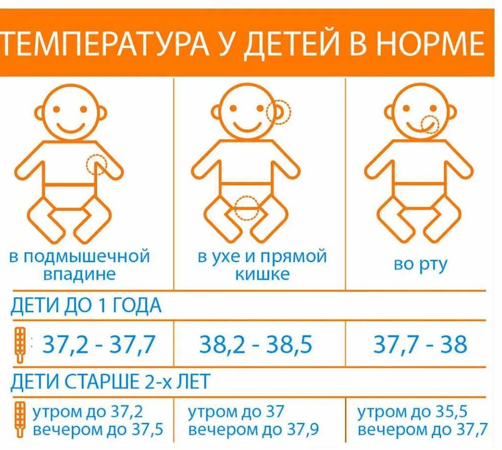 Температура у новорожденного норма