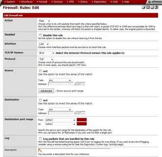 Pfsense install