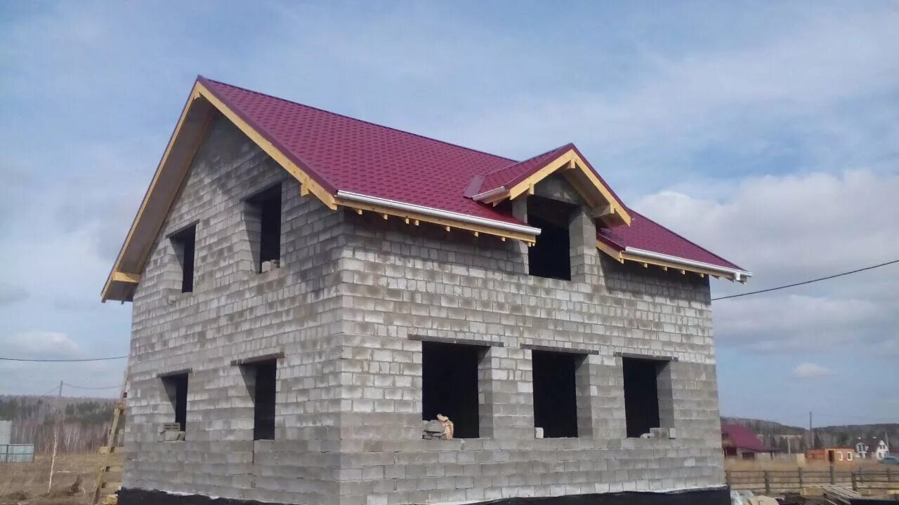 Дома из блоков выставки. Фахверк — д100д. Дом из блоков фото. Газоблок дом. Шлакоблок дом.