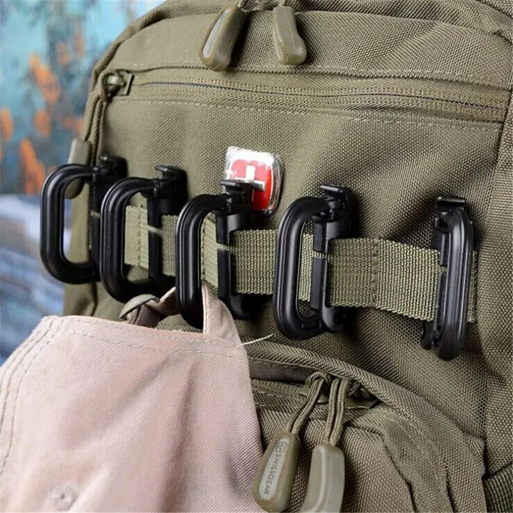 Карабин для рюкзака. Карабин для рюкзака. Molle ремешки. Карабин для рюкзака. Карабин molle для рюкзака, металл.