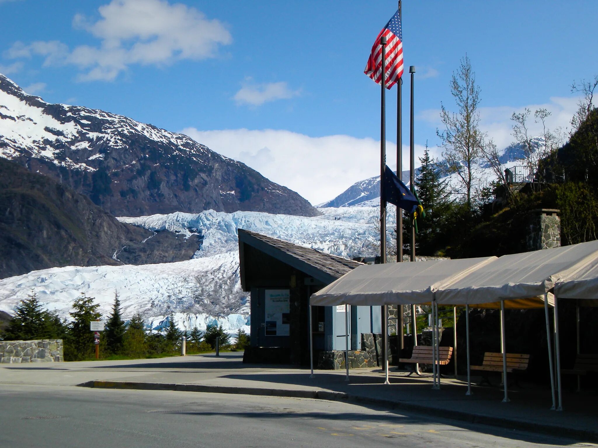 Аляска 10. Mendenhall Glacier Visitor Center. Mendenhall Glacier Visitor Center карта.