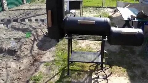 Коптильня из баллона чертеж