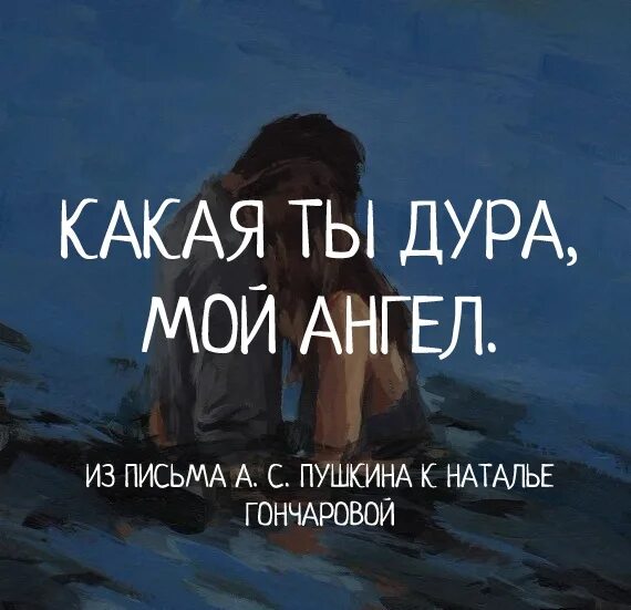 Описание дура. Мой ангел Пушкин. Какая ты дура, мой Ангелочек. Какая. В дура, мой ангел.