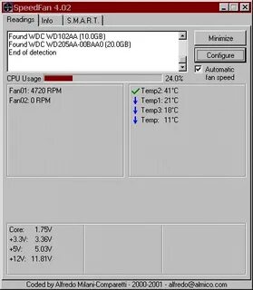 Fan speed low limit