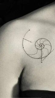 /fibonacci+spiral+tattoo+meaning