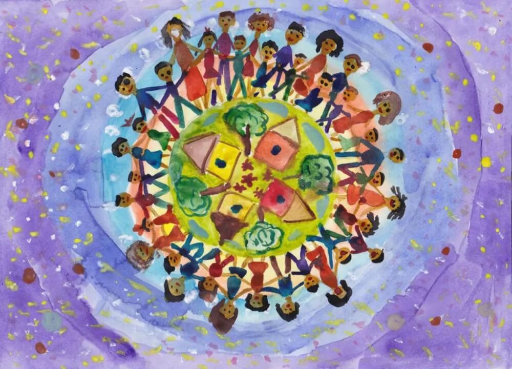 конкурс земля детей. рисунок. конкурс земля детей. рисунок на тему мир. мир на планете.
