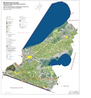 Спутниковая карта новосибирской