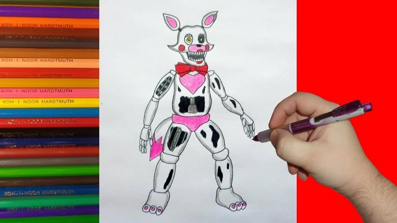 Как нарисовать аниматроника 9
