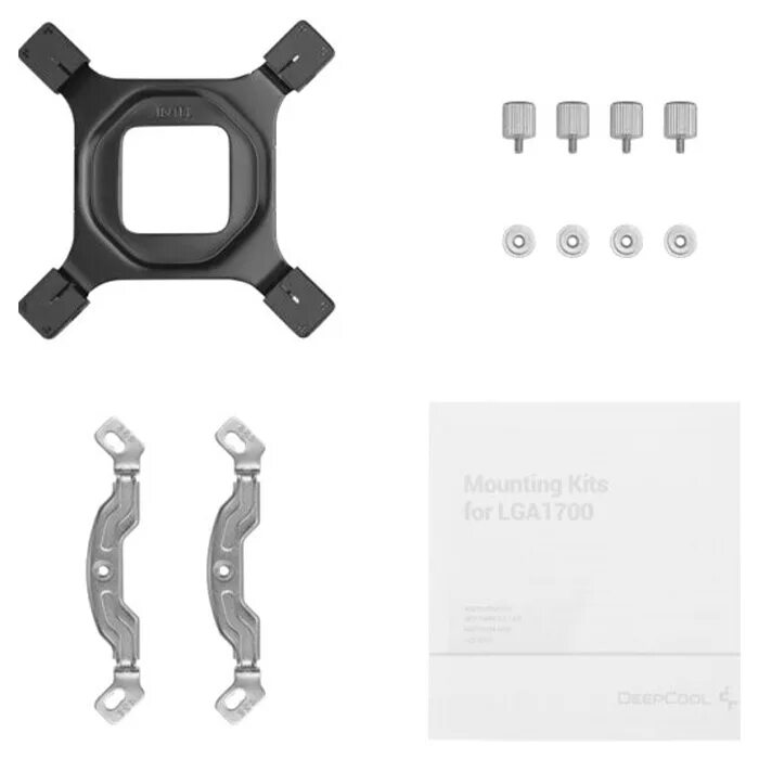 Установка lga 1700. Mounting Bracket Kit Deepcool 1700. Комплект крепления кулера Deepcool em072-mknnin-g-1. Комплект крепления кулера Deepcool em002-mknnin-g-1 сокет 1700. Крепление кулера Deepcool.