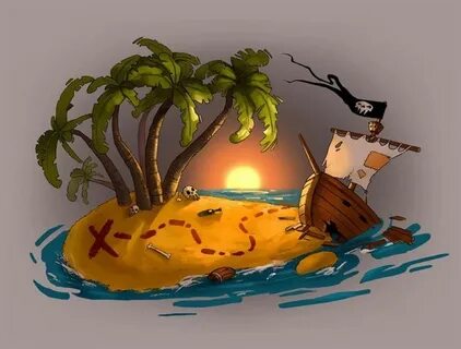 Ищем сокровища на острове