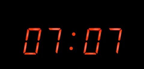 Значение чисел на часах 0707