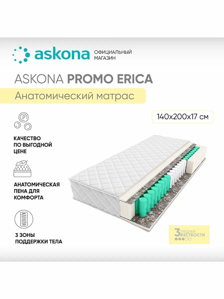 Матрас askona erica 200*160. Матрас promo erica. Матрас promo erica. Матрас аскона 180х200. Матрас promo erica.