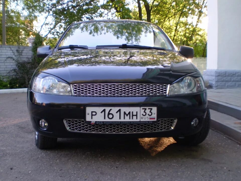 Решетка радиатора и бампера - Lada Калина универсал, 1,6 л, 2012 года тюнинг DRI