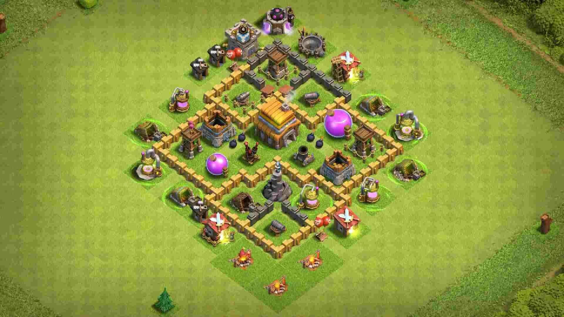 Clash of clans армия. Clash of Clans 5 ТХ. Базы для 5 ТХ В Clash of Clans. Ратуша 5 расстановка для защиты. Clash of Clans 5 уровень.