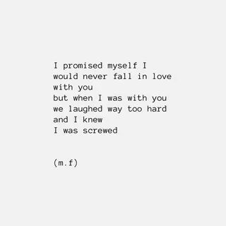 Promise to myself matt