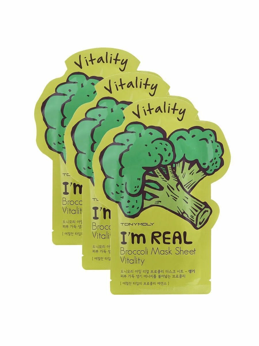 Тканевая маска Tony Moly Broccoli. Tony Moly i'm real Broccoli Mask Sheet. Tony Moly тканевая маска для лица i am real Mask Sheet. Tony Moly тканевая с брокколи.