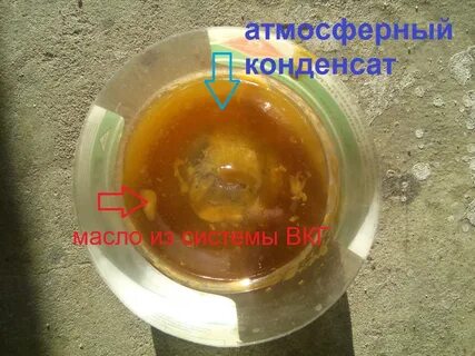 Конденсат в двигателе