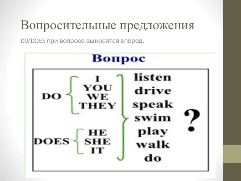 Вопросы do does в английском. Вопросы с did в английском языке. Общий вопрос в английском языке do does. Do did does в вопросах.